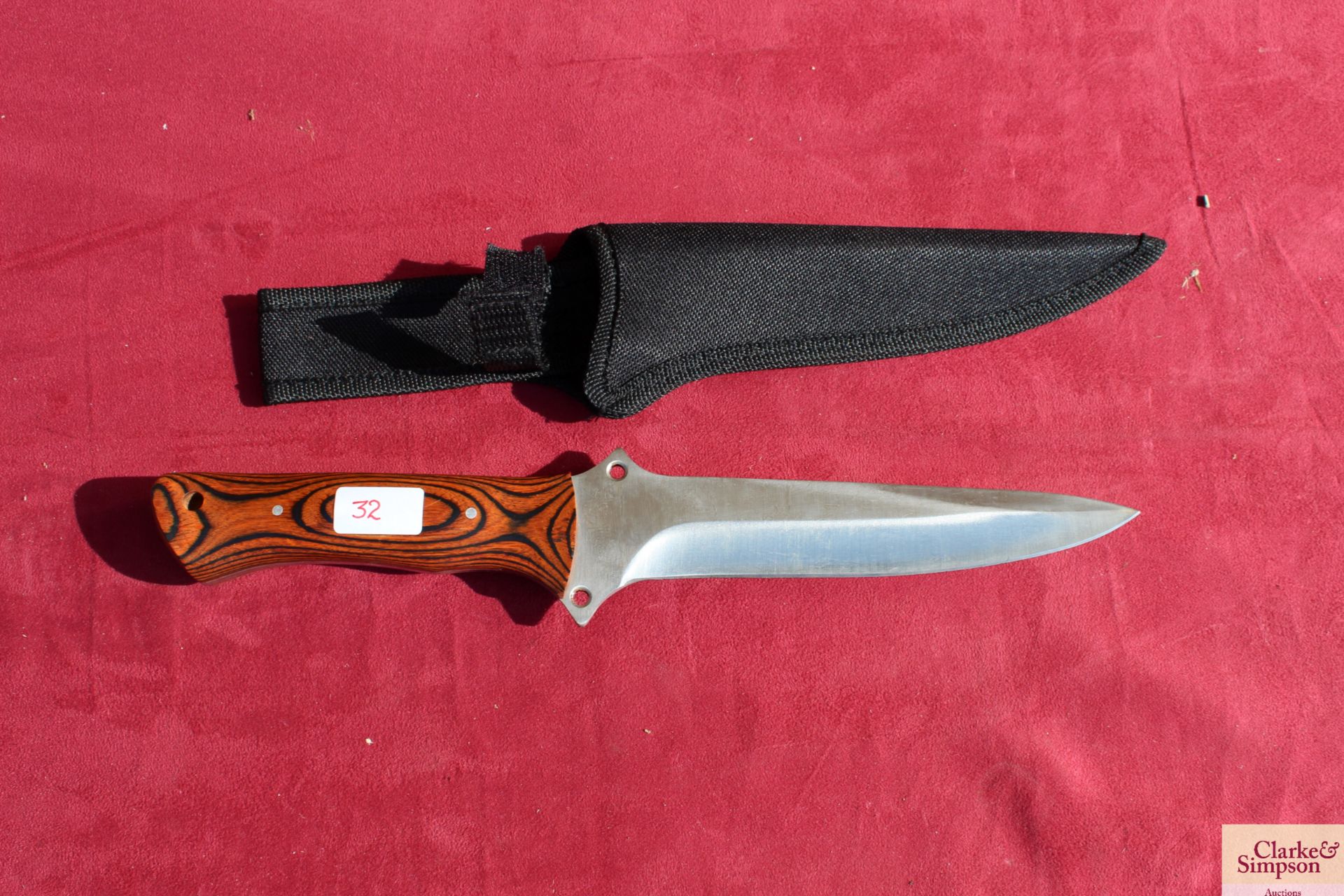 Knife and Sheath. V