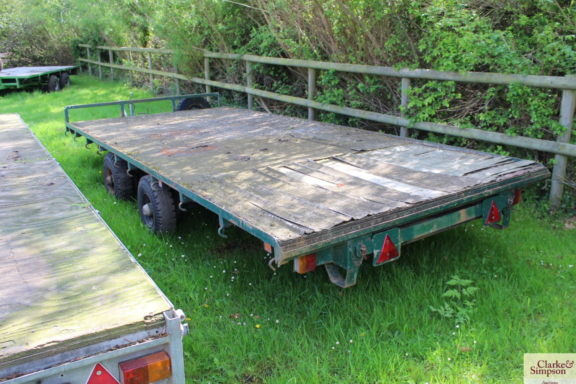 Twin axle 16ft trailer. - Image 3 of 12