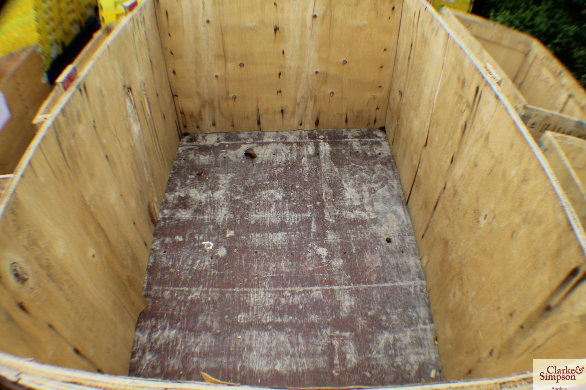 2x wooden pallet boxes. - Image 3 of 3