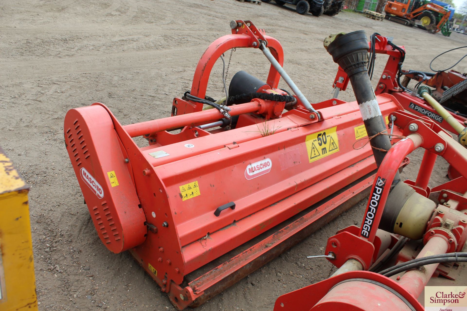 Maschio Tigre 280 flail mower. 2013. Serial number 139390454. V - Image 3 of 7