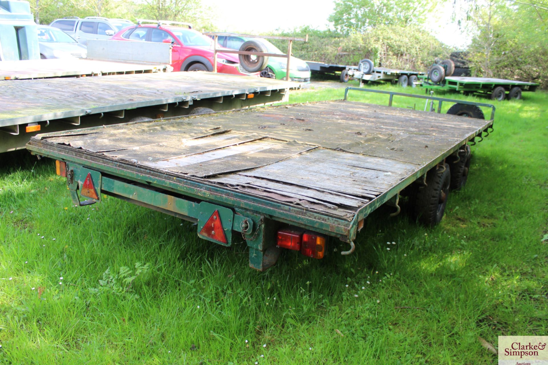 Twin axle 16ft trailer. - Image 4 of 12