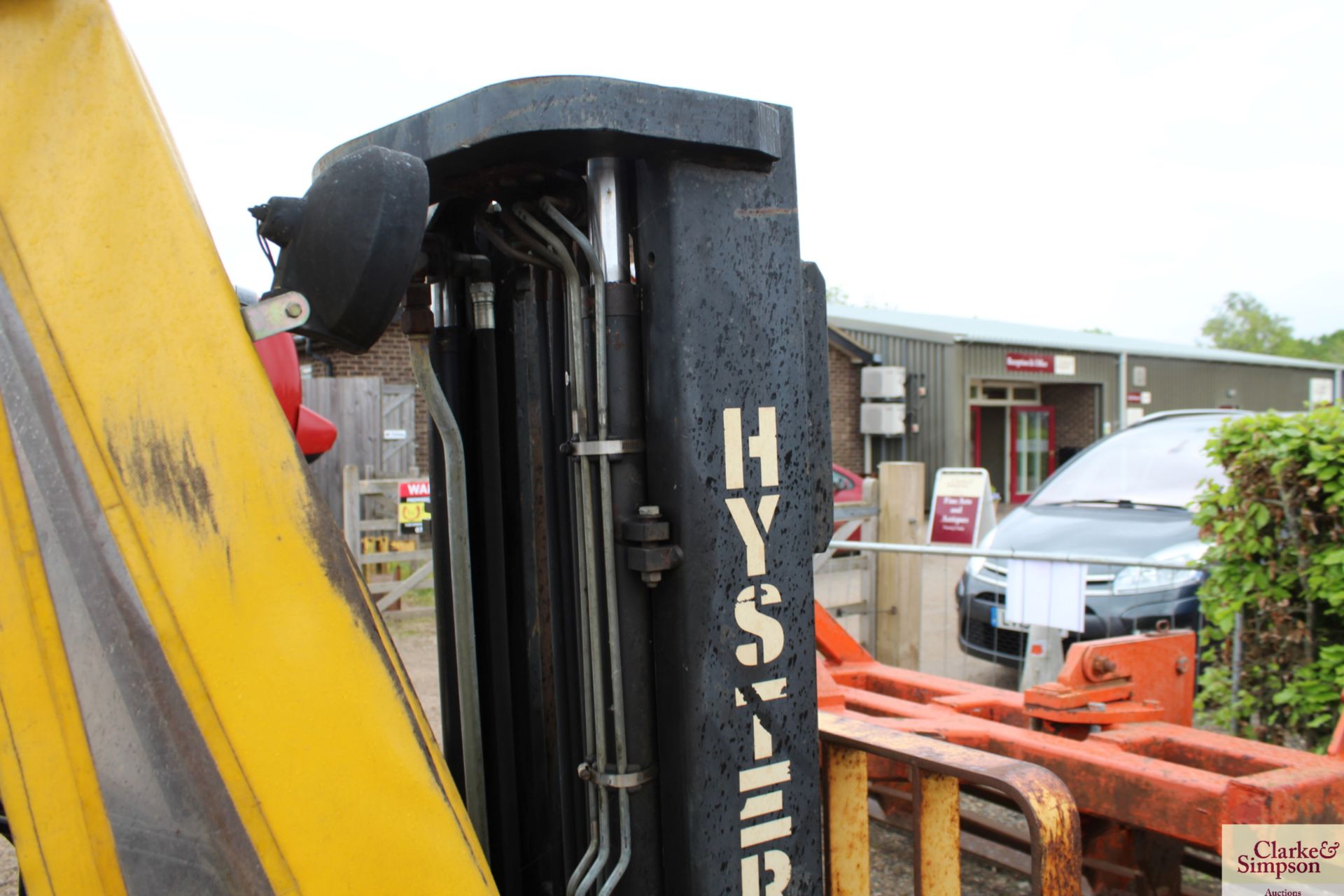 Hyster Challenger H2.00XL 2T diesel forklift. 1990. 8,127 hours. Serial number B177B02391L. With new - Image 12 of 21