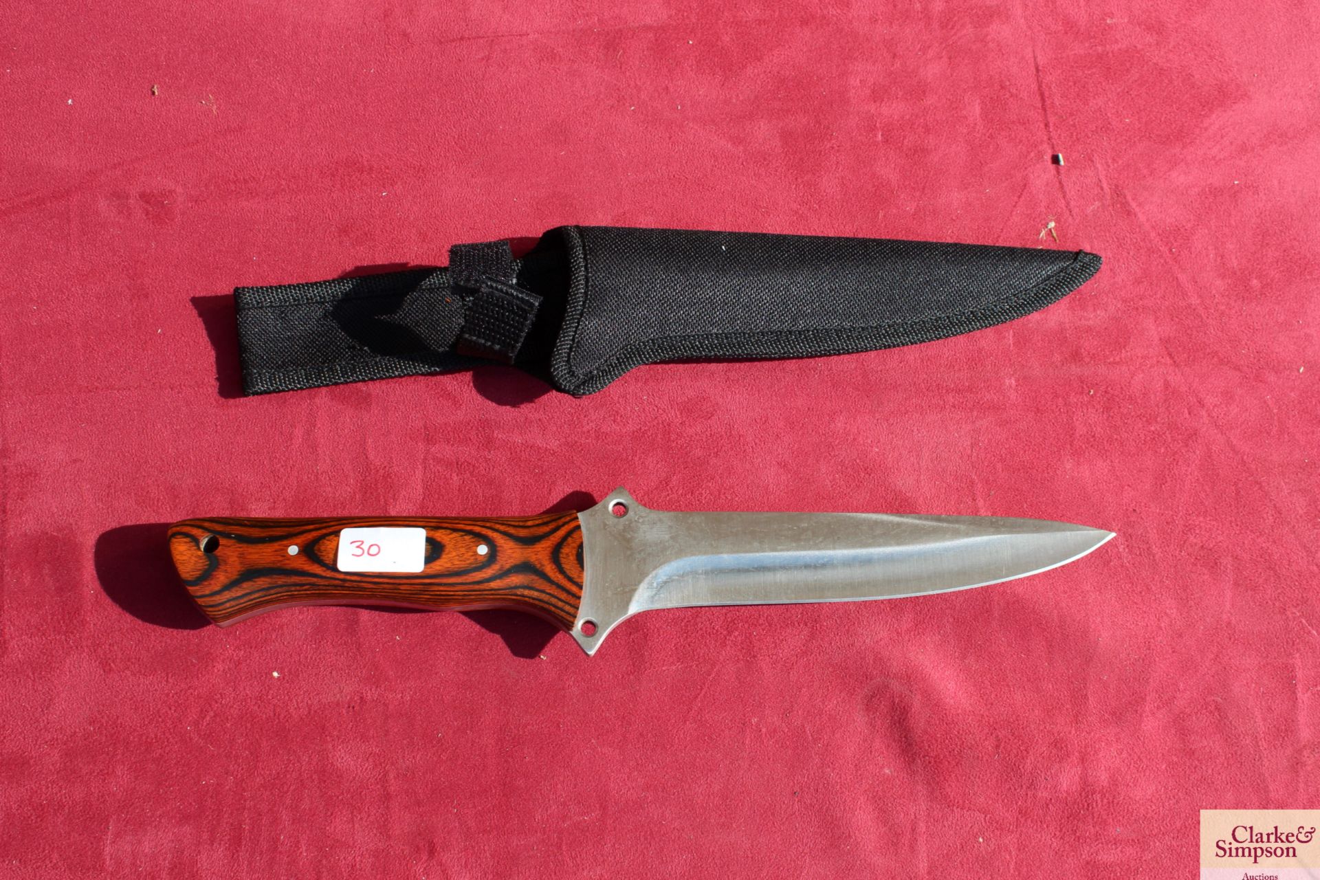Knife and Sheath. V