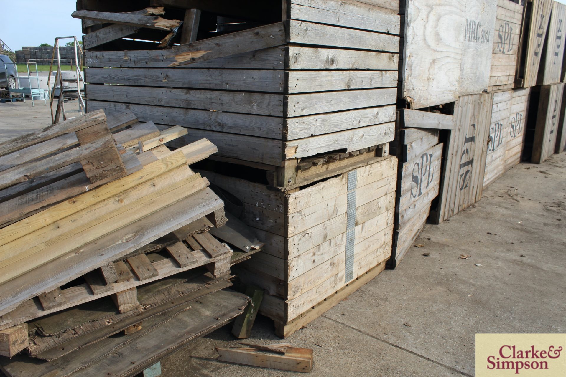 Quantity of potato crates for spares or repair. V - Image 4 of 5