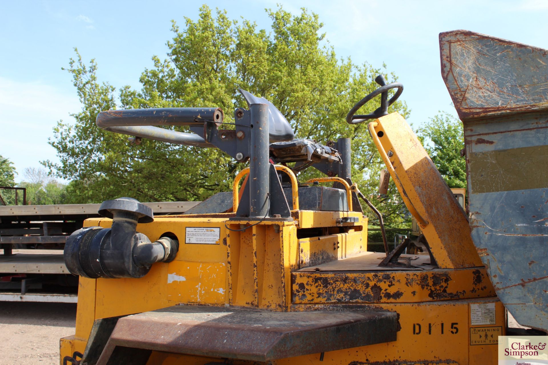 Barford SK10000 10T 4WD dumper. 2006. Serial number SK10255/SYTK1182. 500/60-22.5 wheels and - Image 18 of 33