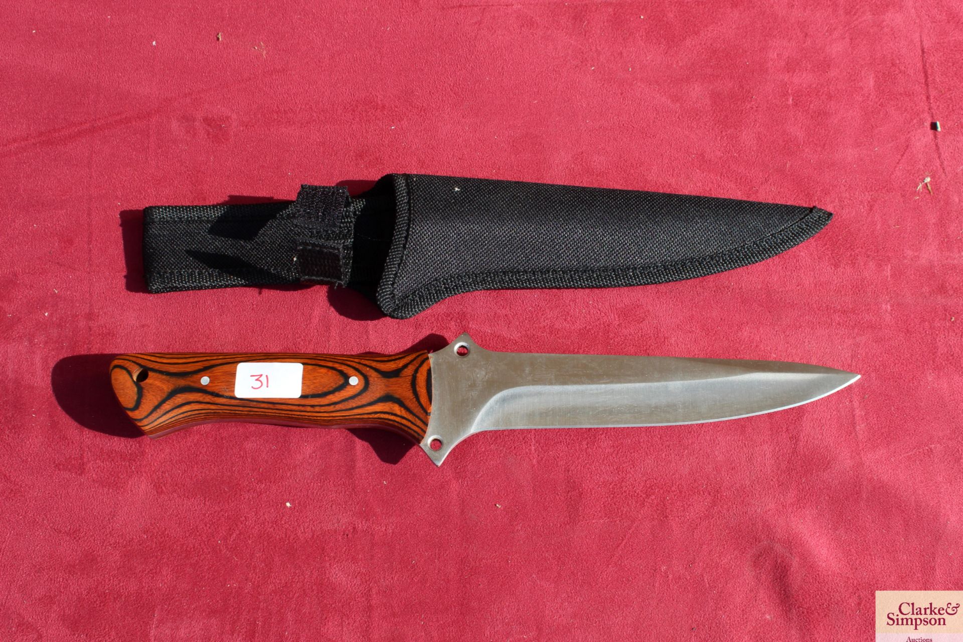 Knife and Sheath. V