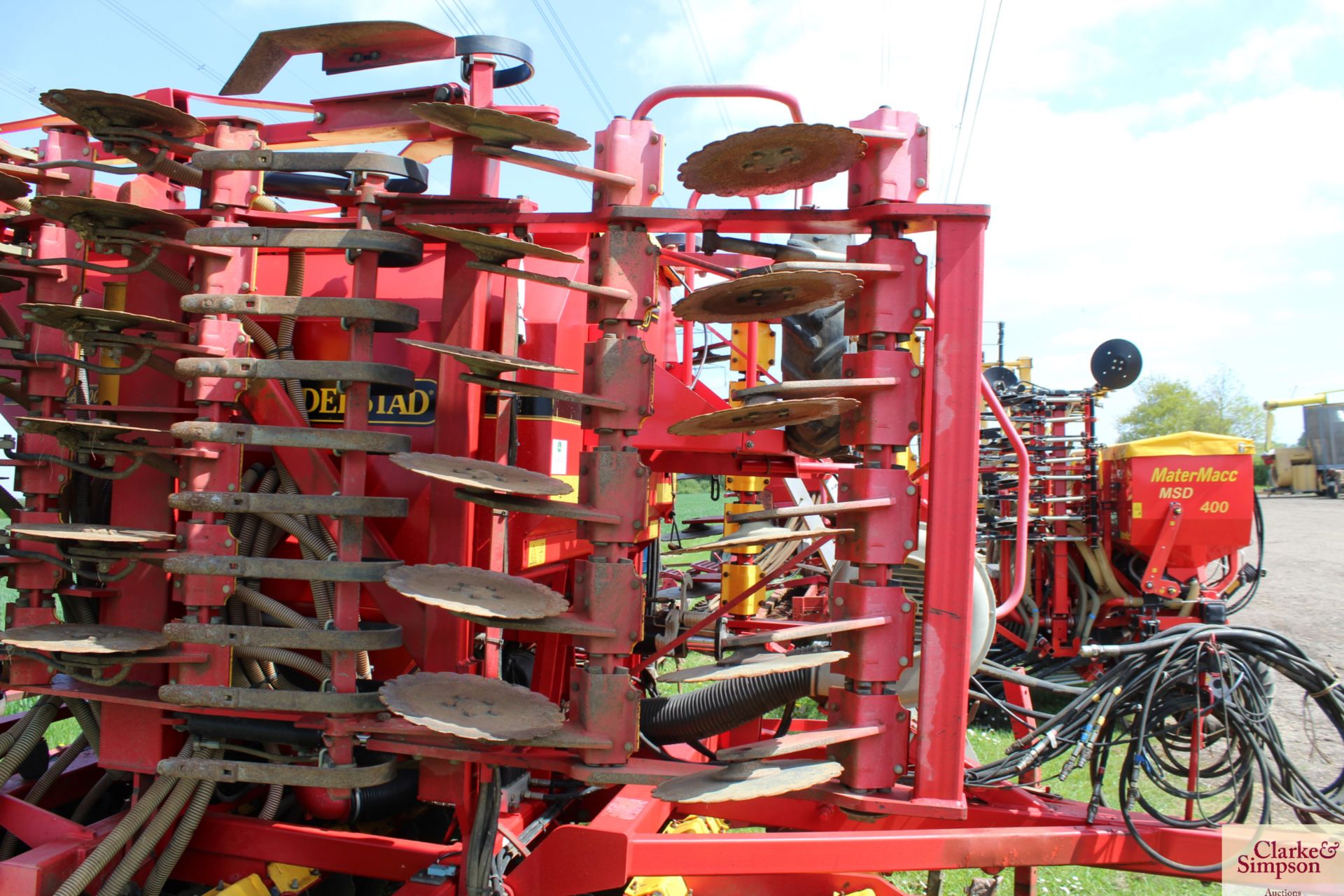 Vaderstad Rapid A600S 6m System Disc trailed drill. Serial number 12469. 3,401Ha. With radar, - Image 25 of 35
