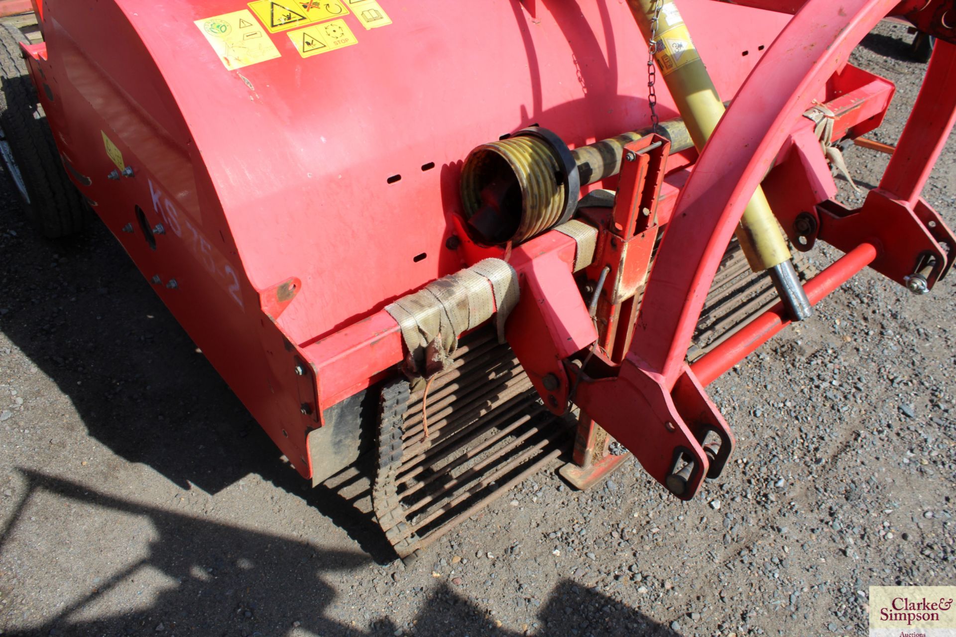 Grimme front mounted single bed topper. V - Image 3 of 10