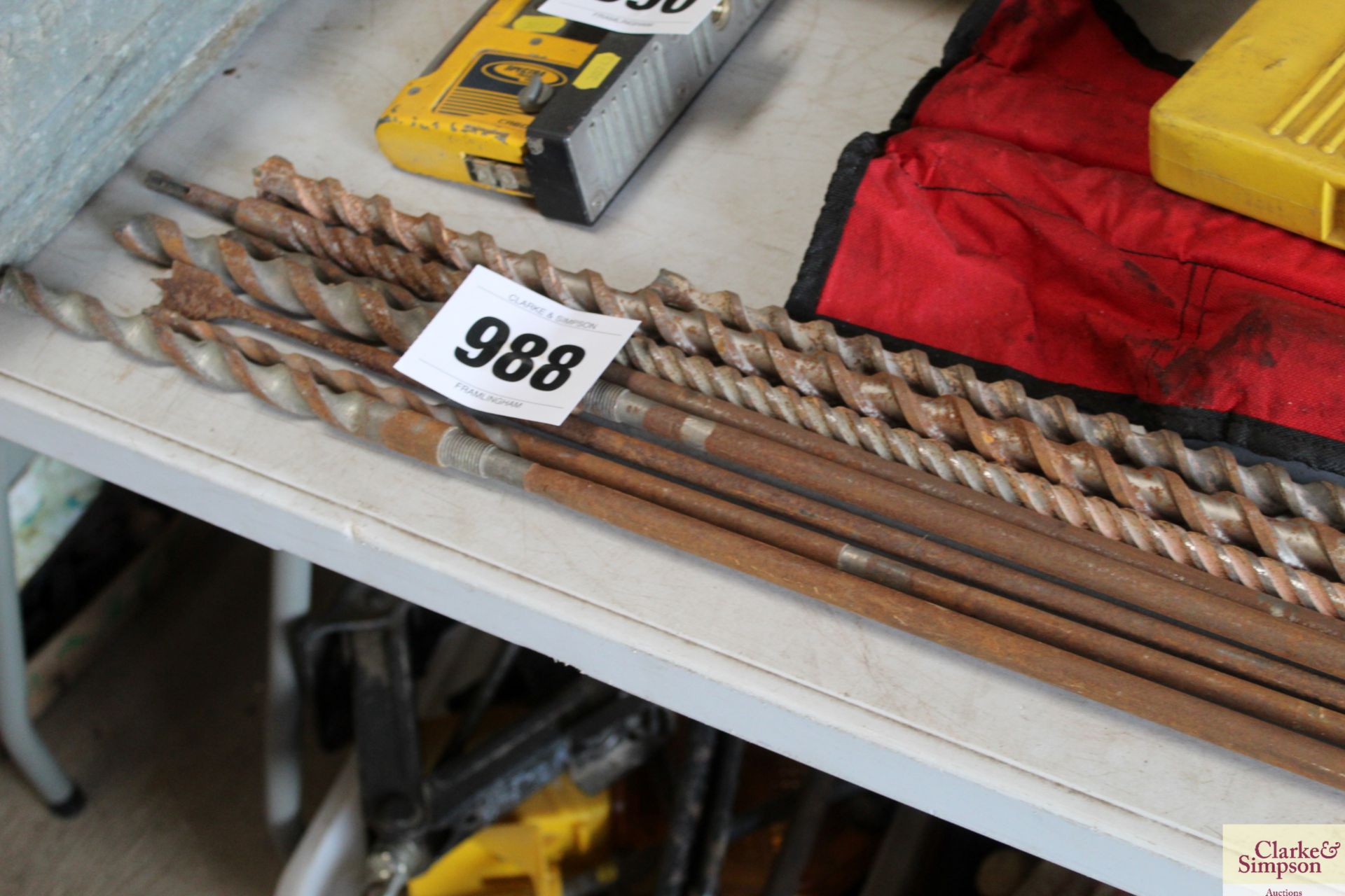 Various long masonry drill bits. - Image 4 of 4