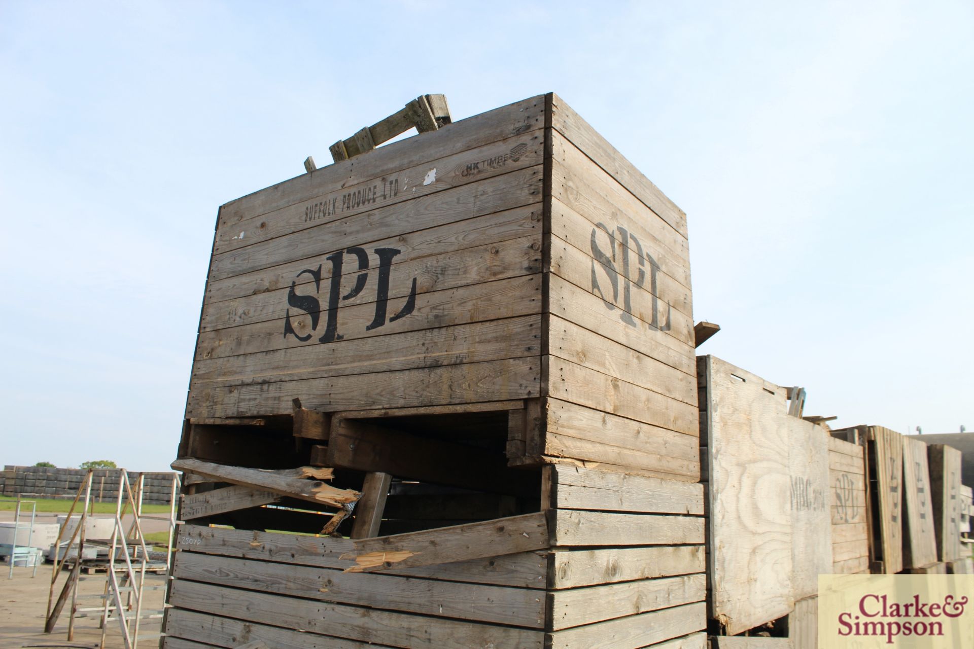 Quantity of potato crates for spares or repair. V - Image 3 of 5