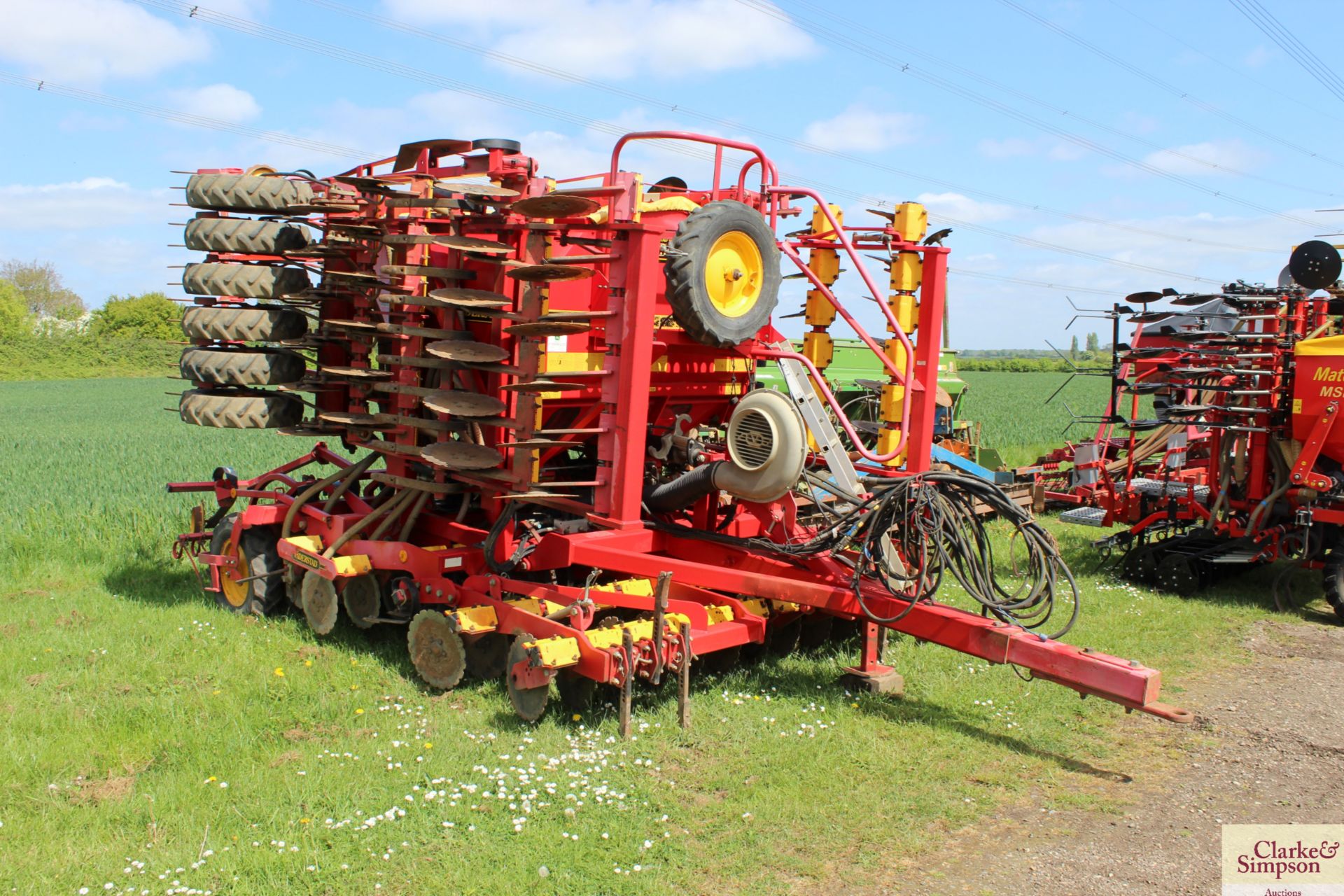 Vaderstad Rapid A600S 6m System Disc trailed drill. Serial number 12469. 3,401Ha. With radar, - Image 3 of 35