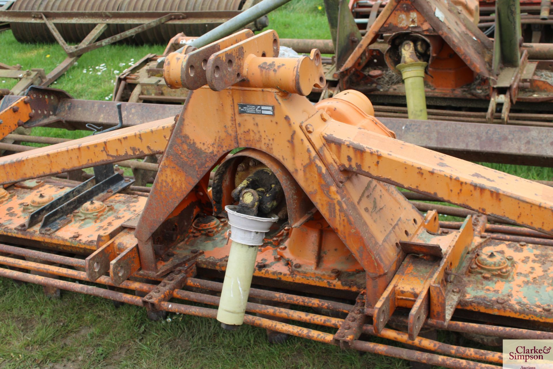 SKH (Feraboli) 4m power harrow. Serial number 11753. With crumbler. Owned from new. V - Image 5 of 17