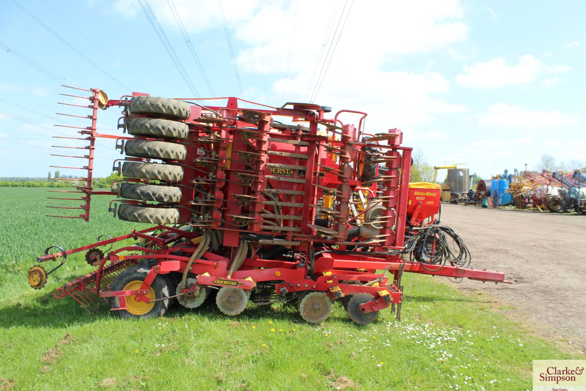 Vaderstad Rapid A600S 6m System Disc trailed drill. Serial number 12469. 3,401Ha. With radar, - Image 4 of 35