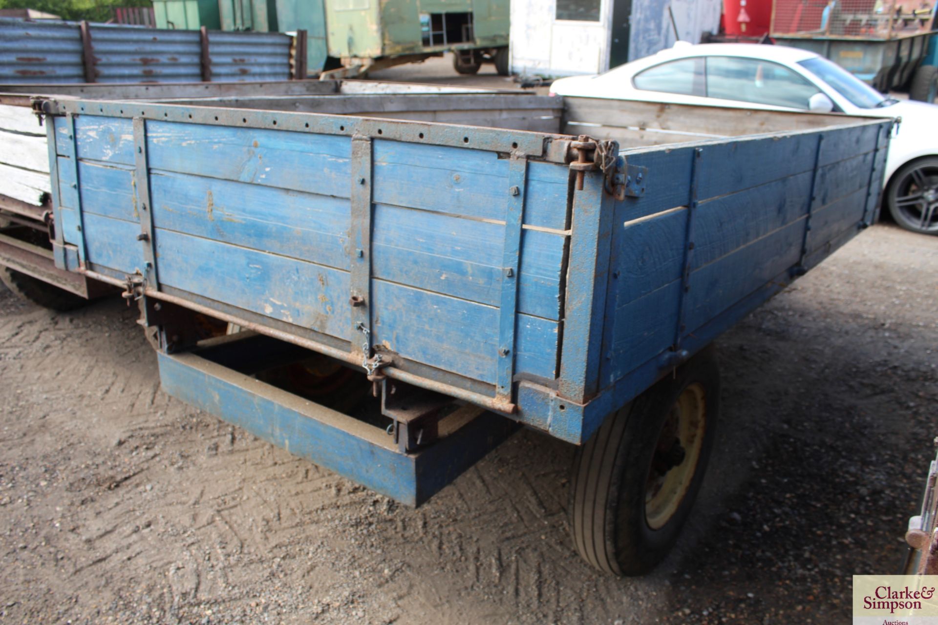 3T single axle tipping trailer. - Image 4 of 11