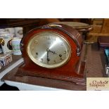 A mahogany cased mantel clock by Fish Buttermarket