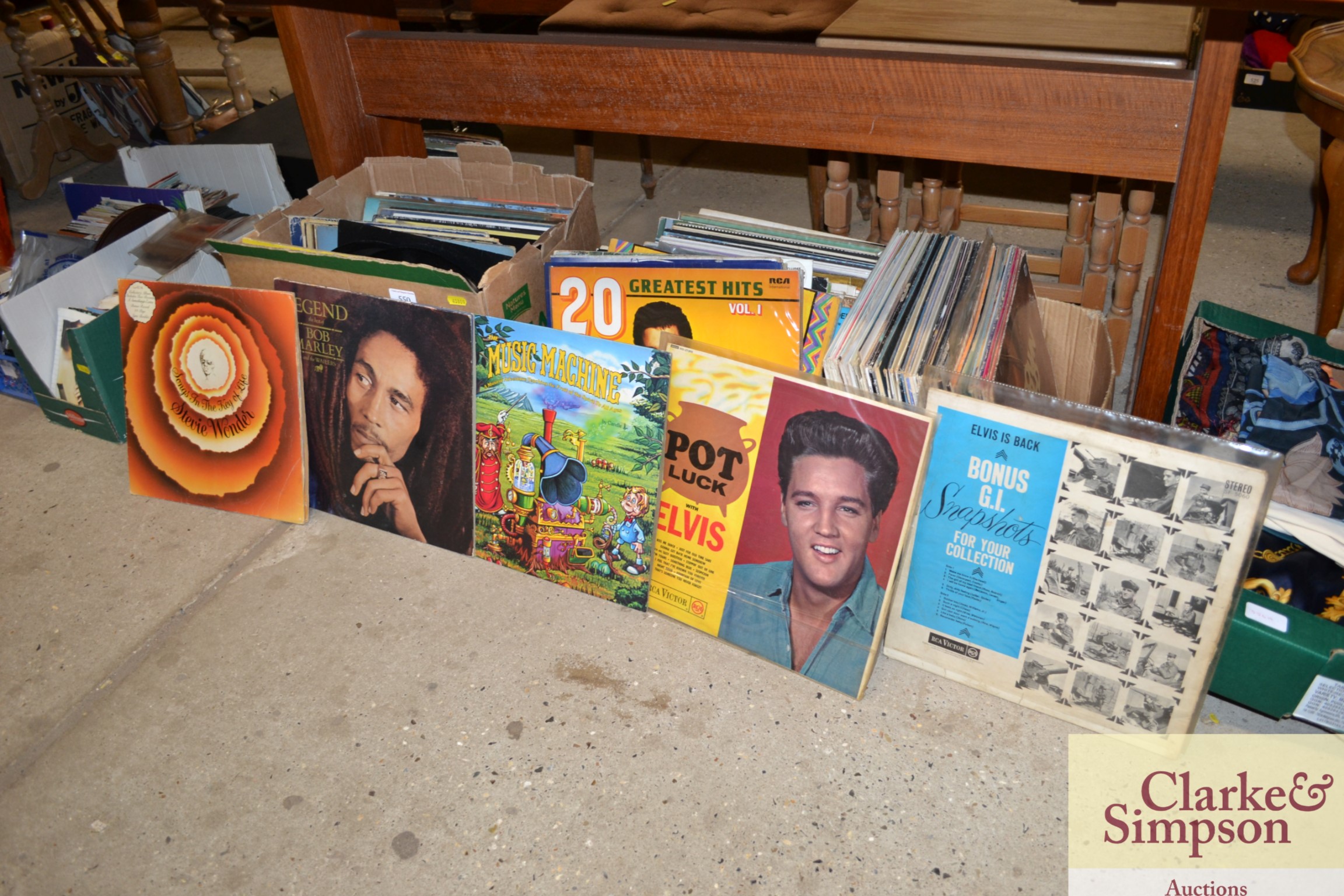 Three boxes of assorted records - Image 2 of 2