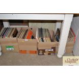 Four boxes of various records