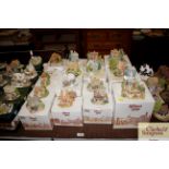 Sixteen various Lilliput Lane models including Bee