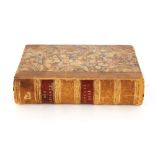 The History of Don Quixote, illustrated Gustave Dore, part leather bound with marbleised boards