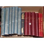 A collection of Punch volumes, circa 1930's / 40's and late 1800's; and six volumes Yachting