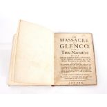 A volume of The Massacre of Glenco, circa 1702, with original Sotheby & Co's invoice (lot 538,