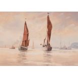 David Eddington, pencil signed limited edition print, "Early Start at Butterman Bay", 68/125,