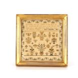 A 19th Century sampler worked by Mary Chandler and