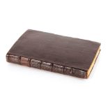 Leather bound, "Essays of Shakespeare 1772"