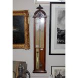 An oak cased Admiral Fitzroy's barometer