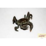 A Japanese bronze crab