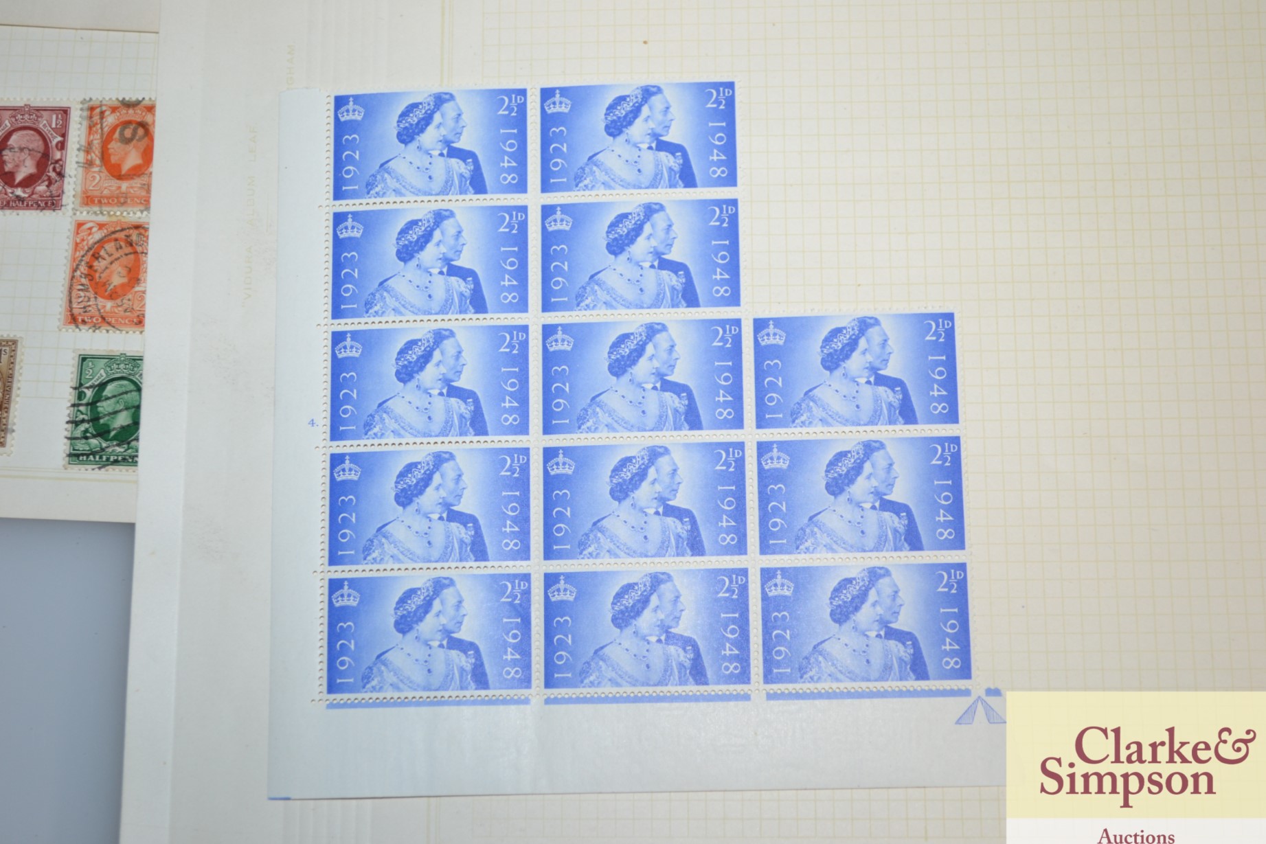 Great British stamps infused on 7 album pages - Image 5 of 7