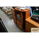 A teak Parker Knoll Hi0Fi cabinet with CD storage