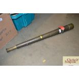 A Dollond of London brass two draw telescope