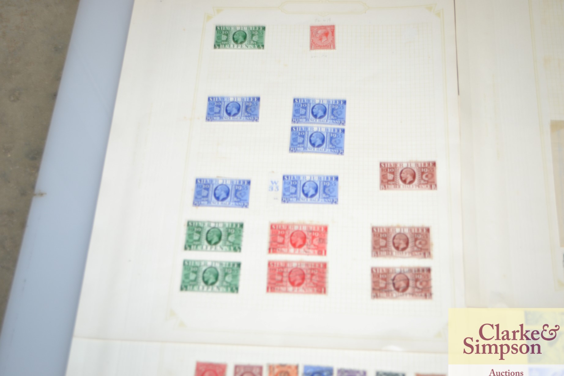 Great British stamps infused on 7 album pages - Image 2 of 7