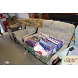A Parker Knoll three piece suite comprising of a t