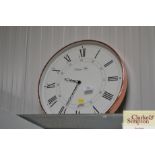 A Precious Time copper coated wall clock