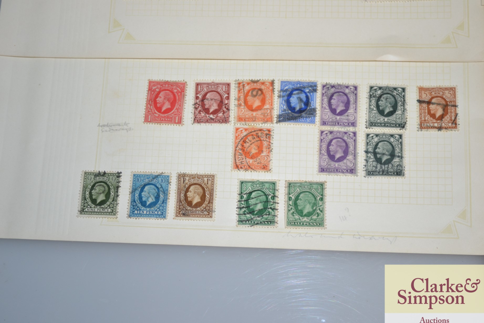 Great British stamps infused on 7 album pages - Image 3 of 7