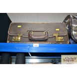 A vintage briefcase