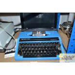A Silver Reed Silverette II typewriter