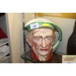 A Beswick character jug of Scrooge