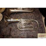 A Besson horn and case No.113629 AF