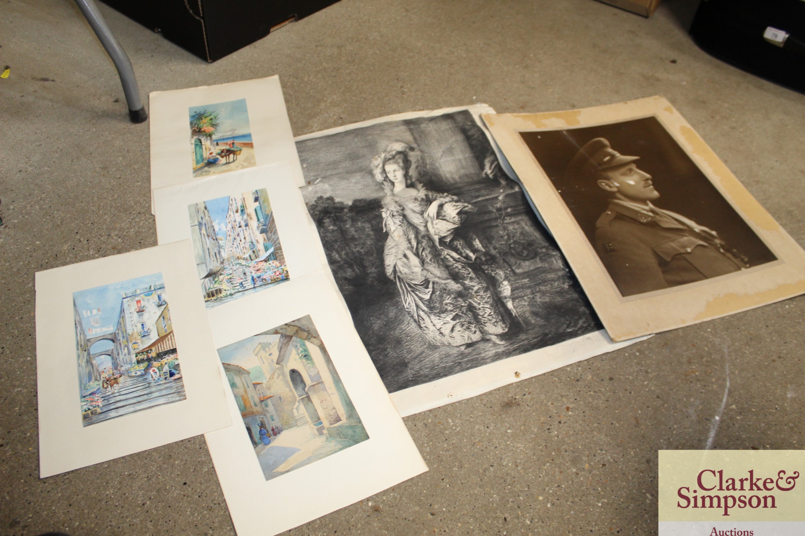 A box of various Oriental and other prints - Image 2 of 6