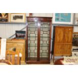 A good quality mahogany display cabinet, in the Ch