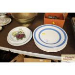 A collection of Chefware and Portmeirion plates