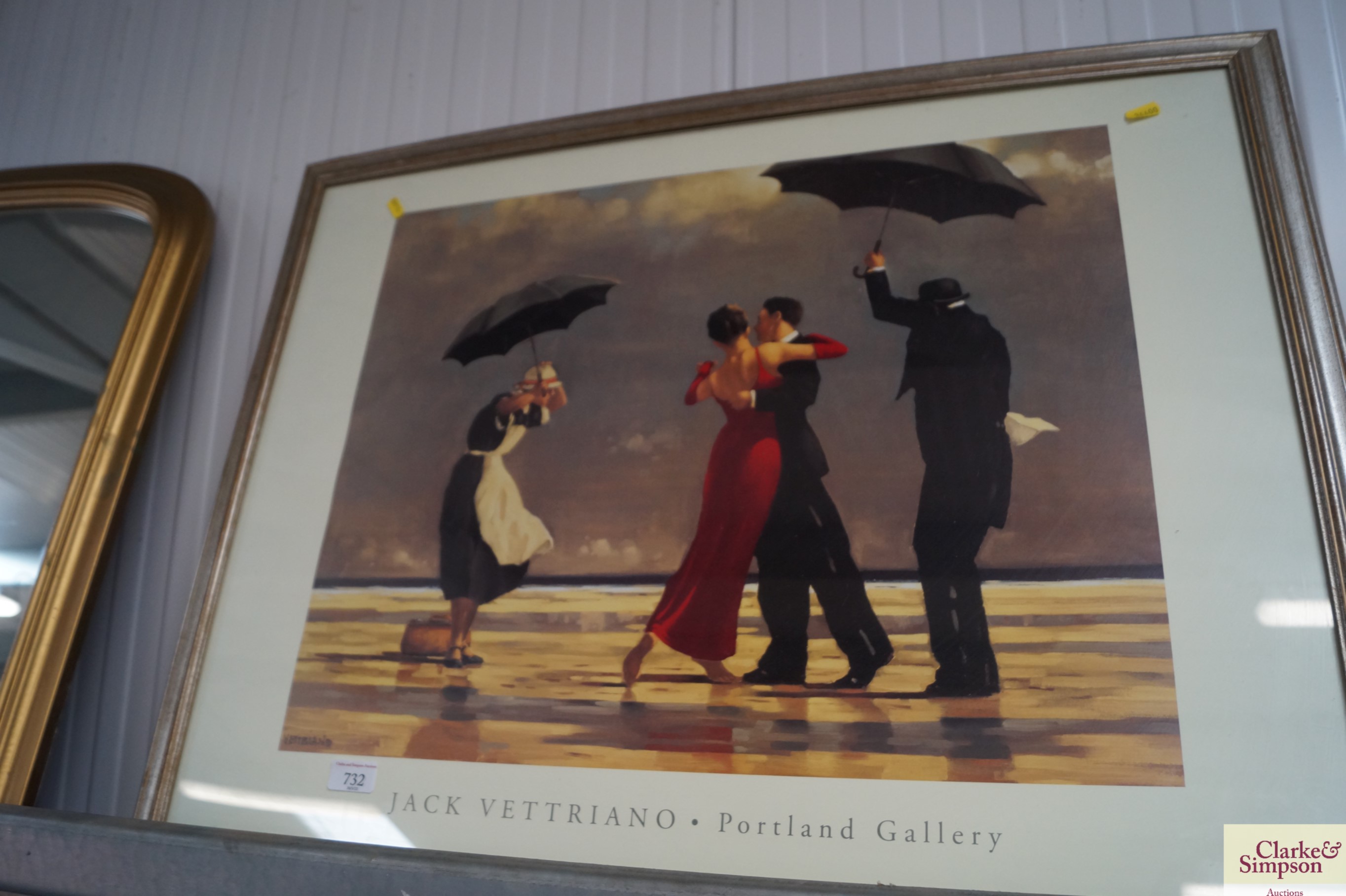 After Jack Vettriano print