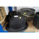 A Woodrow Piccadilly London bowler hat and two oth