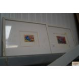 A pair of pencil signed studies, one "Study for Co