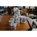 A quantity of Grafton coffee ware