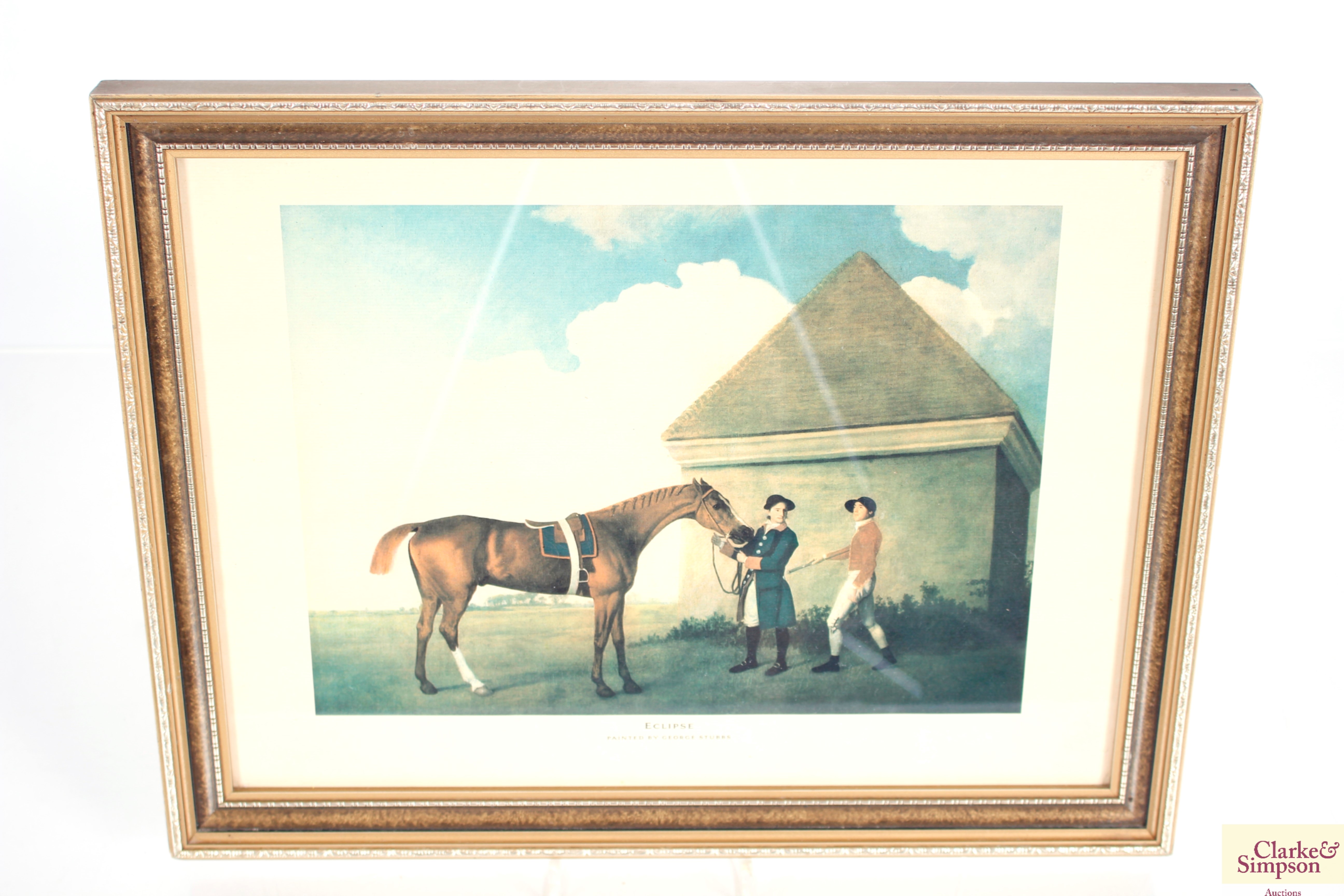 Six 20th Century framed prints of race horses - Image 3 of 6
