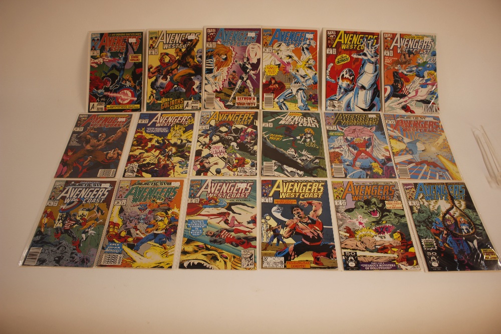 A quantity of Marvel The West Coast Avengers comics to include The West Coast Avengers a Limited Se - Image 9 of 10